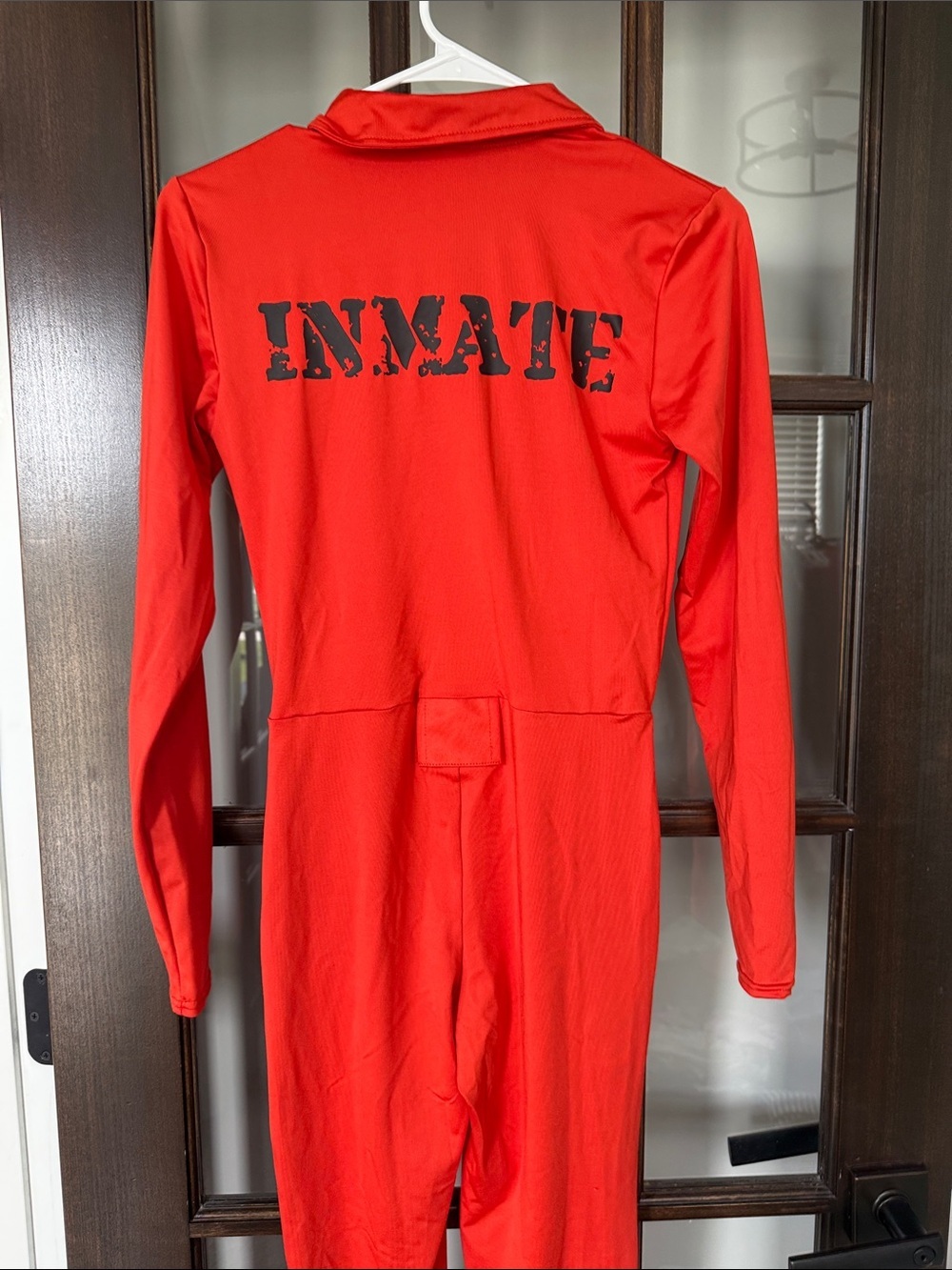 Spirit Orange Prisoner Jumpsuit Costume - Picture 7 of 8